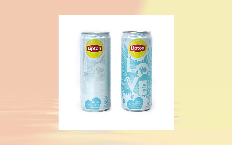 Lipton® Iced Tea „spreads the love“ to consumers with interactive packaging