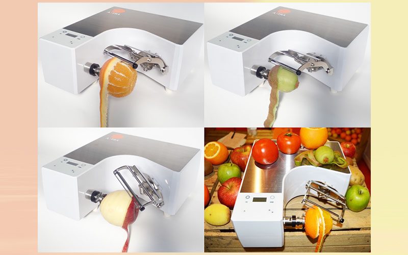 Peel +20 kinds of fruit with one compact peeling machine