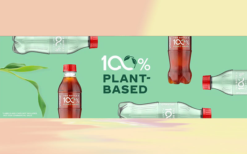 Coca-Cola collaborates with tech partners to create bottle prototype made from 100 % plant-based sources