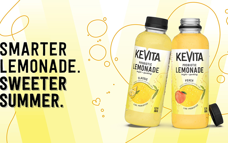 KeVita reimagines a summer favourite with new Sparkling Probiotic Lemonades