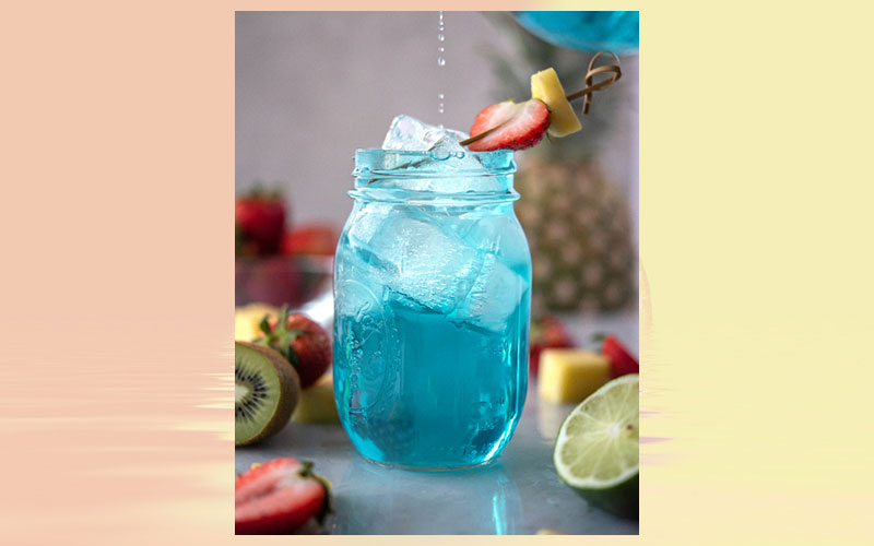 New possibilities for blue beverages