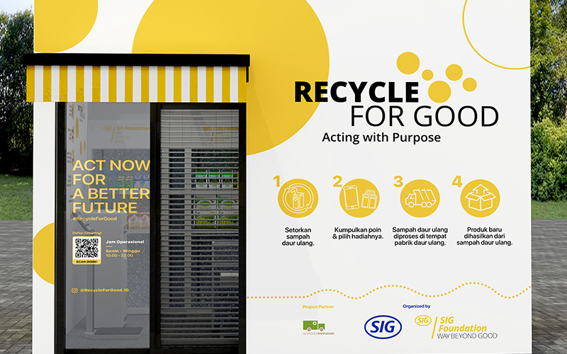 SIG Way Beyond Good Foundation launches the Recycle for Good Program in Indonesia, a new initiative towards sustainable lifestyle