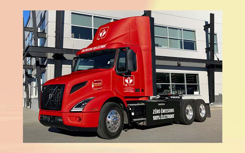 With Volvo partnership, Coke Canada Bottling to become first food and beverage manufacturer in Canada to use electric trucks