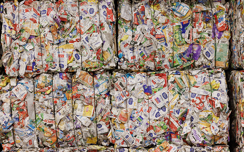 One of Europe's main recycling hubs for beverage cartons starts operations
