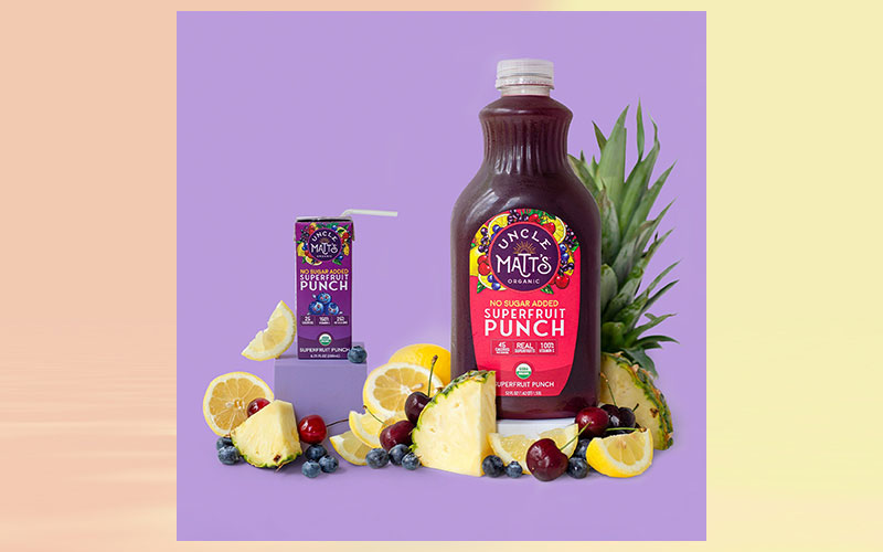 Uncle Matt’s Organic<sup>®</sup> launches Superfruit Punch