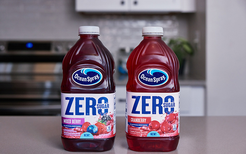 Introducing Ocean Spray® Zero Sugar, a new, bold-flavoured juice option with no artificial sweeteners
