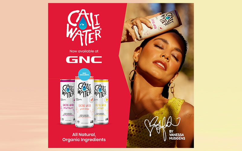Leading cactus-based beverage innovator, Caliwater, launches newest flavour in the United States exclusively with GNC