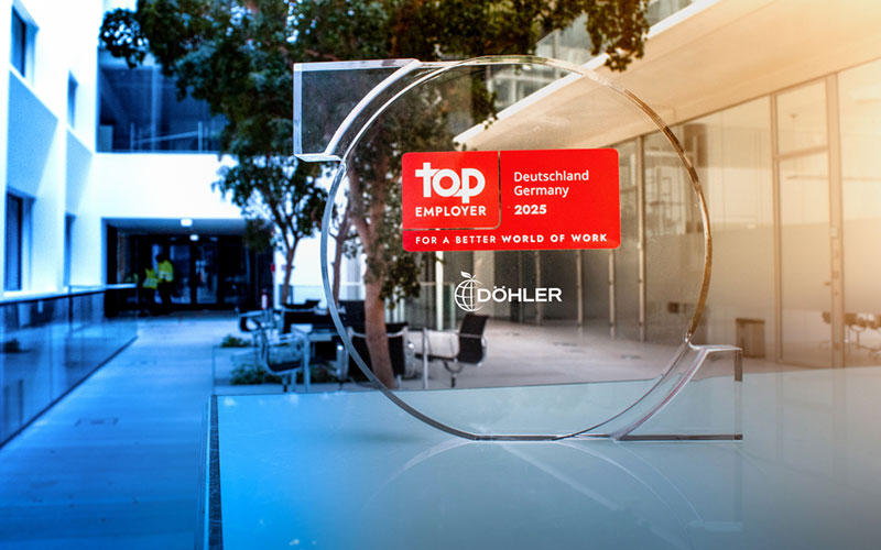Döhler awarded as a Top Employer 2025 in Germany