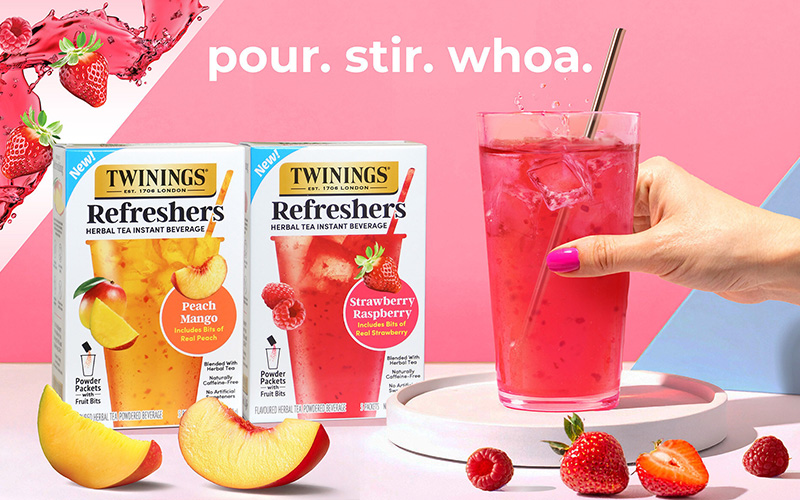 Twinings announces the debut of Twinings Refreshers