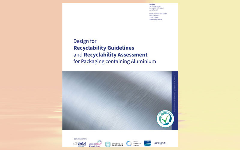 European aluminium industry publishes Design for Recyclability Guidelines for Packaging containing Aluminium