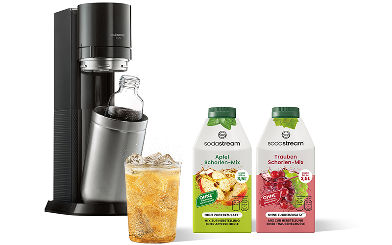 SodaStream breaks new ground with fruit Schorlen-Mix in SIG Dome carton bottles