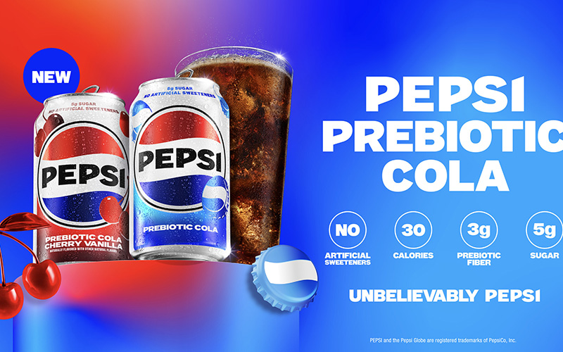 For a limited time only: Pepsi® Prebiotic Cola goes on sale in the US
