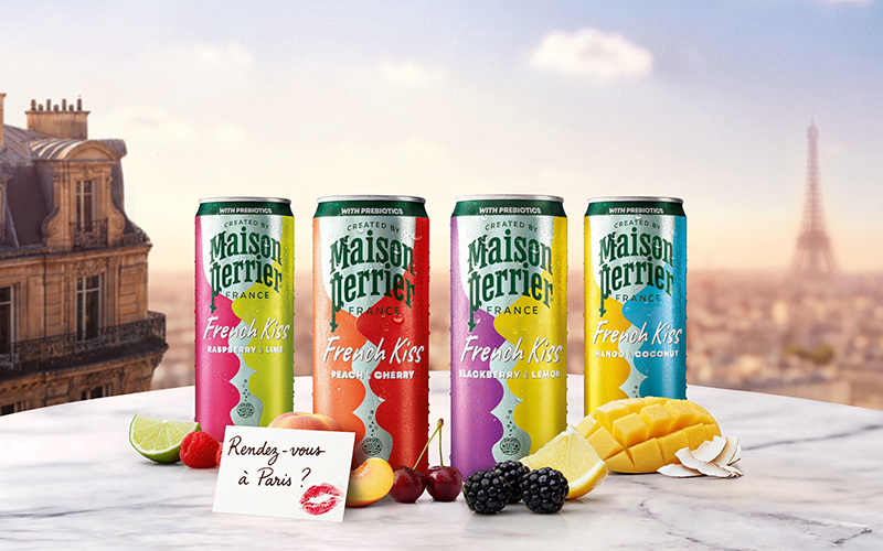 Sweetened sparkling water with benefits