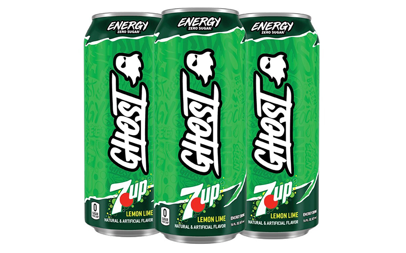 GHOST<sup>®</sup> channels classic lemon-lime nostalgia with new 7up<sup>®</sup> energy drink launch