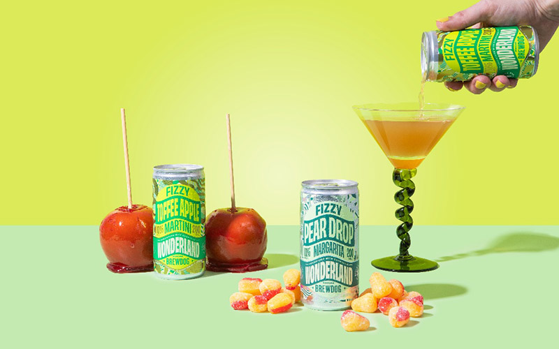 BrewDog shakes up RTD shelves across the UK with new nostalgia-led wonderland cocktails