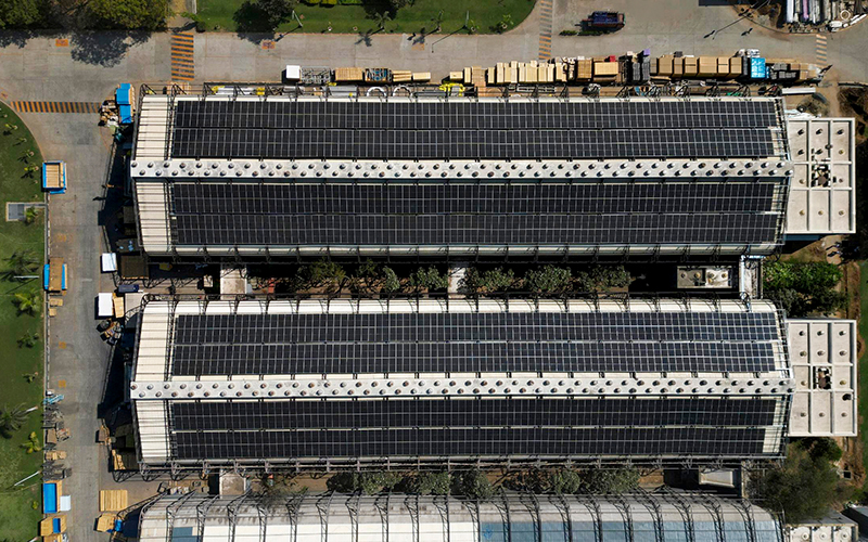 Site investment: KHS installs PV system in Ahmedabad