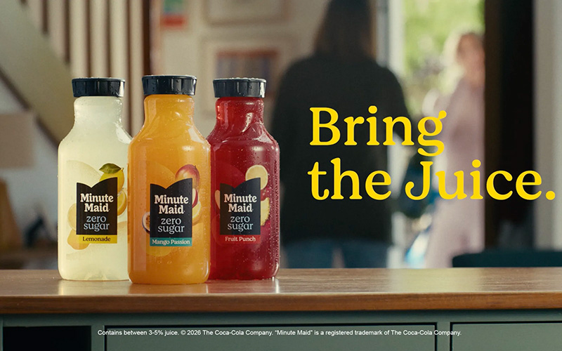 Minute Maid expands „Bring the Juice“ platform to Minute Maid Zero Sugar with new campaign celebrating everyday wins